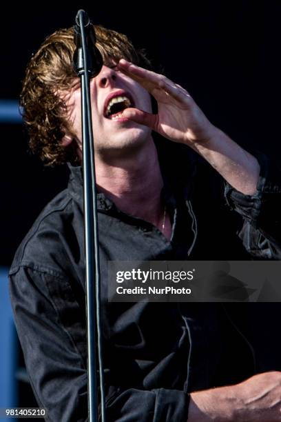 Ryan Evan McCann of Catfish and the Bottlemen performs live at IDAYS Festival on Jun 22 2018, Milan, Italy