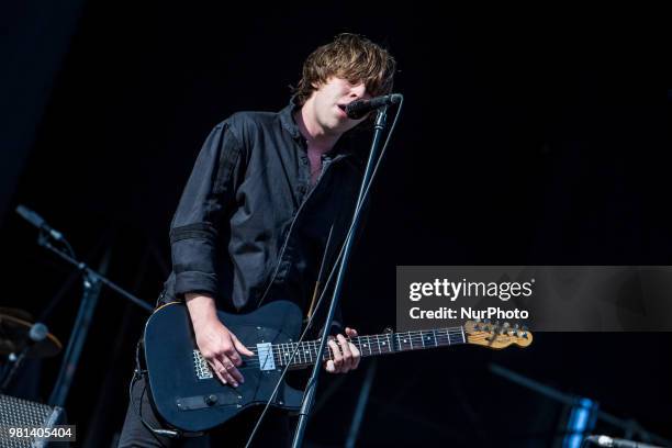 Ryan Evan McCann of Catfish and the Bottlemen performs live at IDAYS Festival on Jun 22 2018, Milan, Italy