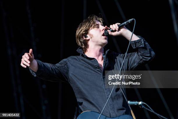 Ryan Evan McCann of Catfish and the Bottlemen performs live at IDAYS Festival on Jun 22 2018, Milan, Italy