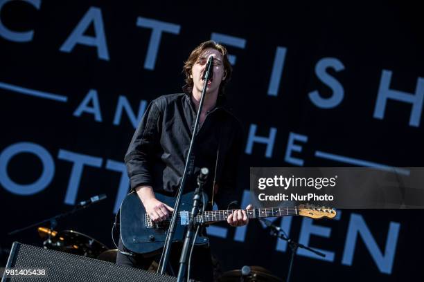 Ryan Evan McCann of Catfish and the Bottlemen performs live at IDAYS Festival on Jun 22 2018, Milan, Italy