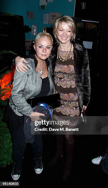 Gail Porter, Gillian Taylforth attend the gala screening of "How To Train Your Dragon" at Vue West End on March 28, 2010 in London, England.