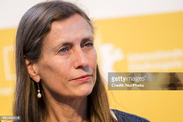 Dutch Mariette Rissenbeek is pictured during a press conference in Berlin, Germany on June 22, 2018. Rissenbeek has been nominated managing director...