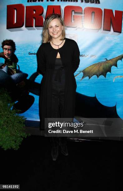 Phillipa Forrester attends the gala screening of "How To Train Your Dragon" at Vue West End on March 28, 2010 in London, England.