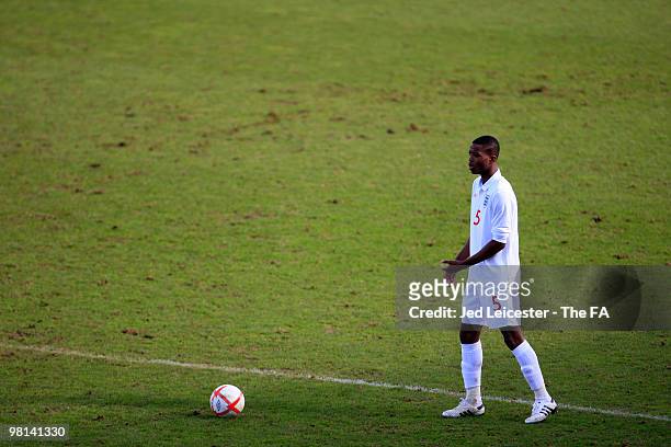 Nathaniel Chalobah of England U17 during the England U17 v Sweden U17 Elite Qualifying Tournament match at Sixfields Stadium on March 27, 2010 in...