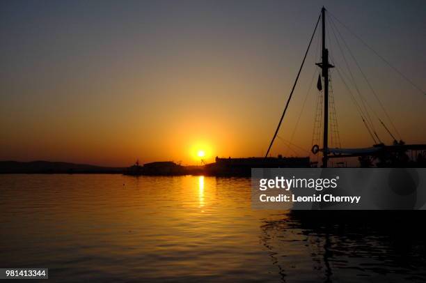 another sunset in sozopol - sozopol bulgaria stock pictures, royalty-free photos & images