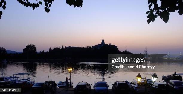 sunset in sozopol - sozopol bulgaria stock pictures, royalty-free photos & images