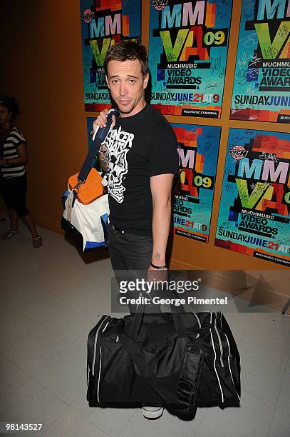 Benjamin Kowalewicz of Billy Talent attend day 2 of the 20th Annual MuchMusic Video Awards - On 3 Productions Gift Lounge at the MuchMusic HQ on June...