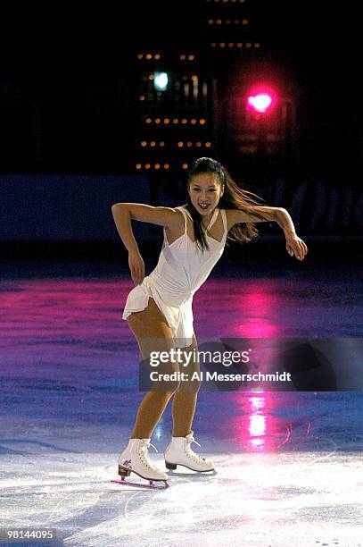 Michelle Kwan dances on ice Sunday, January 11, 2004 at the 2004 Chevy Skating Spectacular following the 2004 State Farm U. S. Figure Skating...