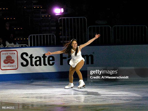 Winner Michelle Kwan dances on ice January 11, 2004 at the 2004 Skating Spectacular following the 2004 State Farm U. S. Figure Skating Championships...