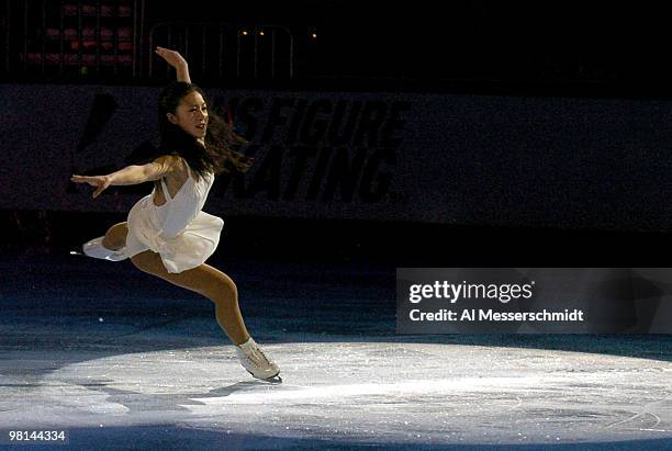 Winner Michelle Kwan dances on ice January 11, 2004 at the 2004 Skating Spectacular following the 2004 State Farm U. S. Figure Skating Championships...