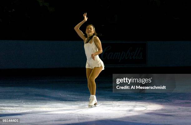 Winner Michelle Kwan dances on ice January 11, 2004 at the 2004 Skating Spectacular following the 2004 State Farm U. S. Figure Skating Championships...