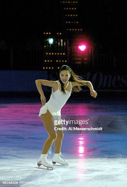 Winner Michelle Kwan dances on ice January 11, 2004 at the 2004 Skating Spectacular following the 2004 State Farm U. S. Figure Skating Championships...