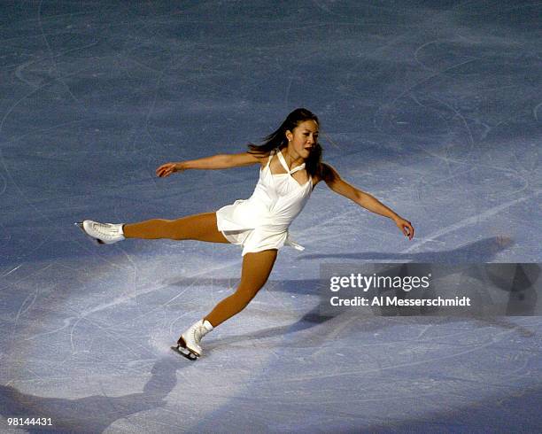 Michelle Kwan dances on ice Sunday, January 11, 2004 at the 2004 Chevy Skating Spectacular following the 2004 State Farm U. S. Figure Skating...