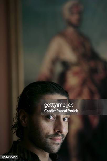 Hotelier Vikram Chatwal is photographed on April 29, 2006 at home in New York City.