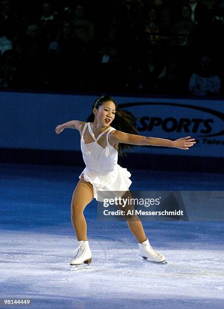 Winner Michelle Kwan dances on ice January 11, 2004 at the 2004 Skating Spectacular following the 2004 State Farm U. S. Figure Skating Championships...