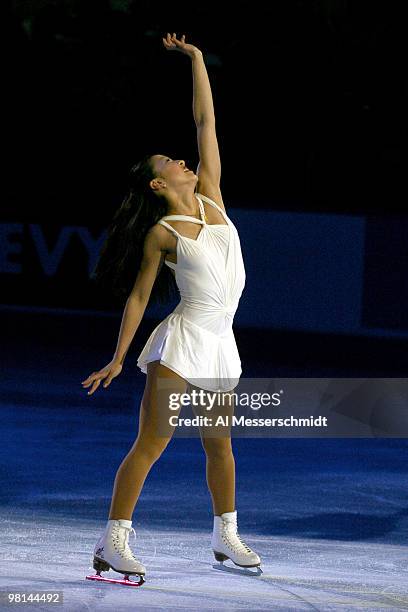 Winner Michelle Kwan dances on ice January 11, 2004 at the 2004 Skating Spectacular following the 2004 State Farm U. S. Figure Skating Championships...