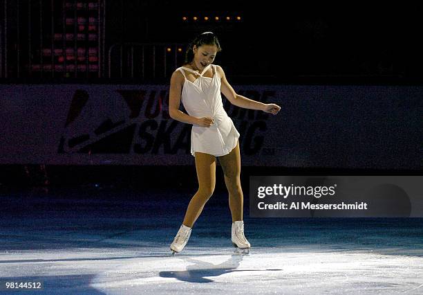 Winner Michelle Kwan dances on ice January 11, 2004 at the 2004 Skating Spectacular following the 2004 State Farm U. S. Figure Skating Championships...