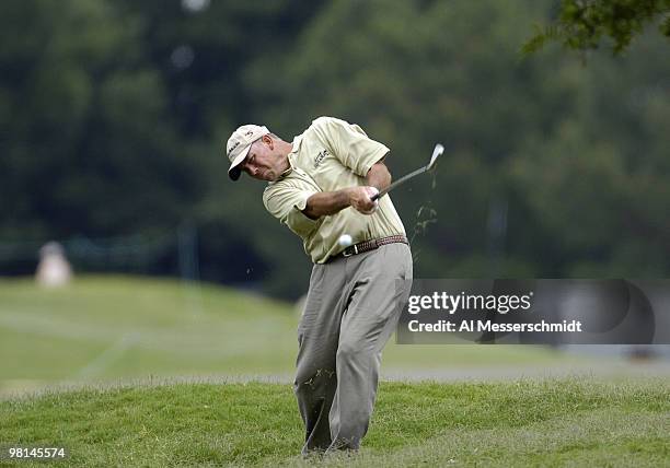 Tom Lehman competes in third-round play at the FedEx St. Jude Classic May 29, 2004 at the Tournament Players Club Southwind, Memphis, Tennessee.
