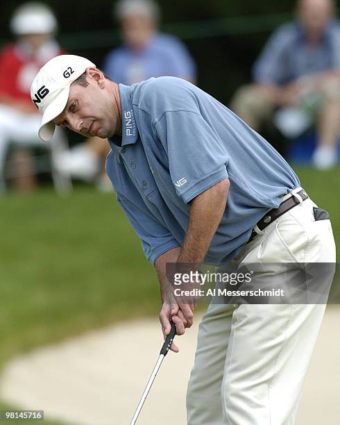 Kevin Sutherland competes in third-round play in The Memorial Tournament, June 5, 2004 in Dublin, Ohio.