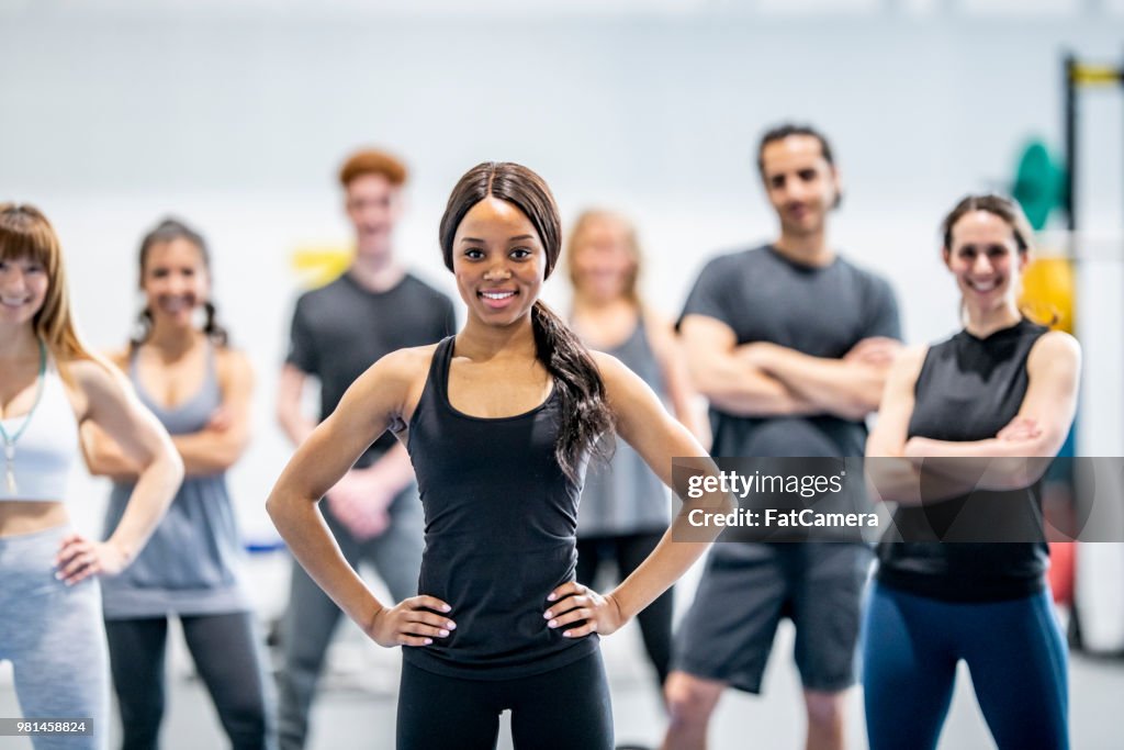 Posing In A Gym High-Res Stock Photo - Getty Images