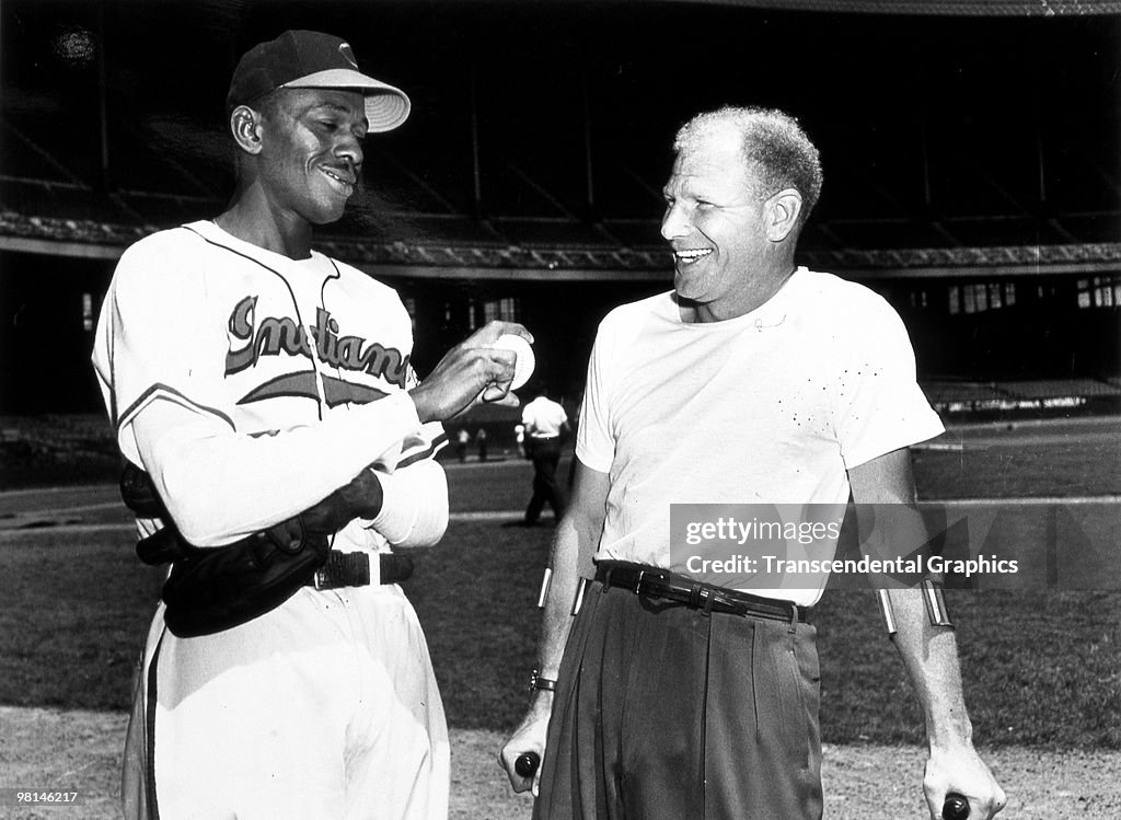Satchel Paige and Bill Veeck Cleveland 1949