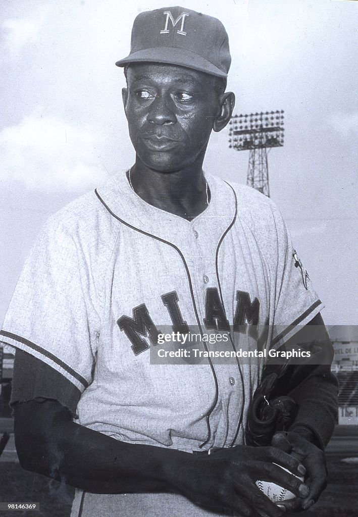 Satchel Paige Pitchiing Miami Marlins