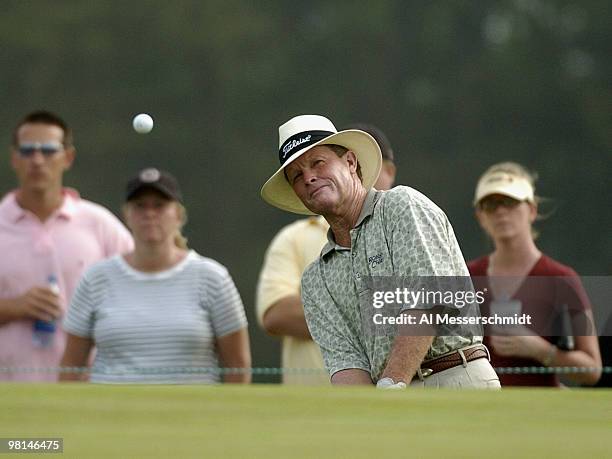 Tom Kite competes at Shinnecock Hills, site of the 2004 U. S. Open, during second-round play June 18, 2004.