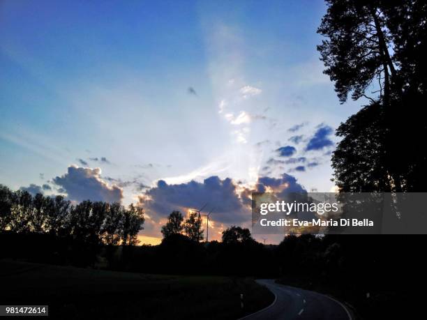 abendhimmel - evening sky - abendhimmel bildbanksfoton och bilder