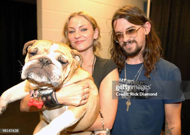Drea de Matteo and Shooter Jennings with Charly Rose