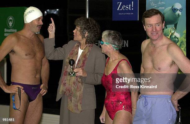 Sports Minister Kate Hoey launched Raynaud's Awareness Month by starting the ''Raynaud's Celebrity Swim'' sponsored by Seredrin. The two team...