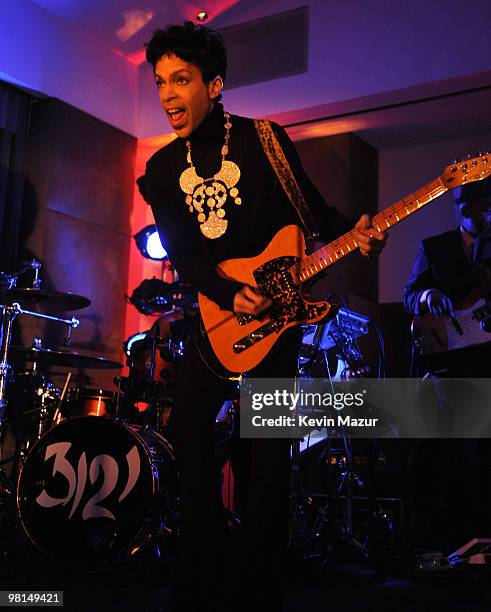 Exclusive* Prince performs at Prince's "21 Nights" Book Launch Presented by Inocente Tequila and Heineken