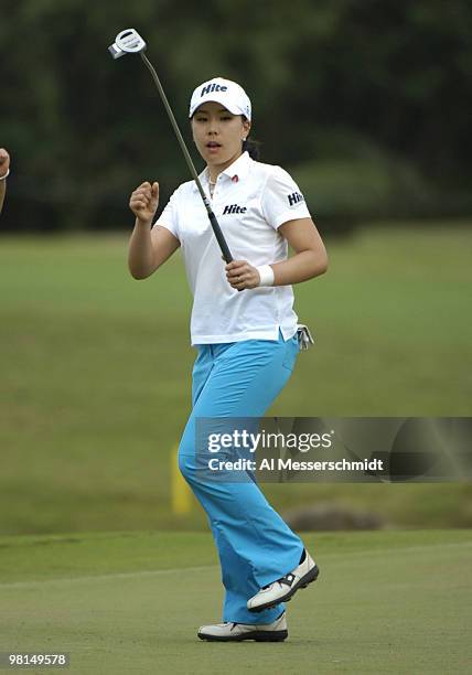 Joo Mi Kim wins the 2006 SBS Open at Turtle Bay February 18 at Kahuku, Hawaii.