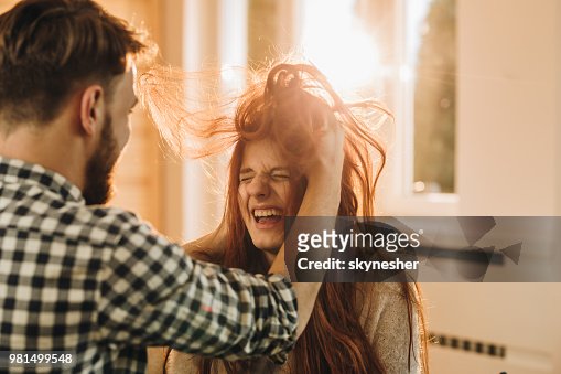 1,754 Couple Playing With Hair Photos and Premium High Res Pictures - Getty  Images