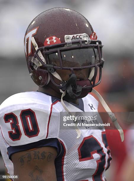 Virginia Tech defensive back Aaron Rouse during the 2007 Under Armour Senior Bowl game at Ladd-Peebles Stadium, Mobile, Alabama, January 27, 2007.