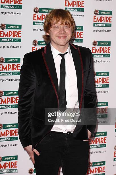 Rupert Grint attends the Jameson Empire Film Awards at The Grosvenor House Hotel on March 28, 2010 in London, England.