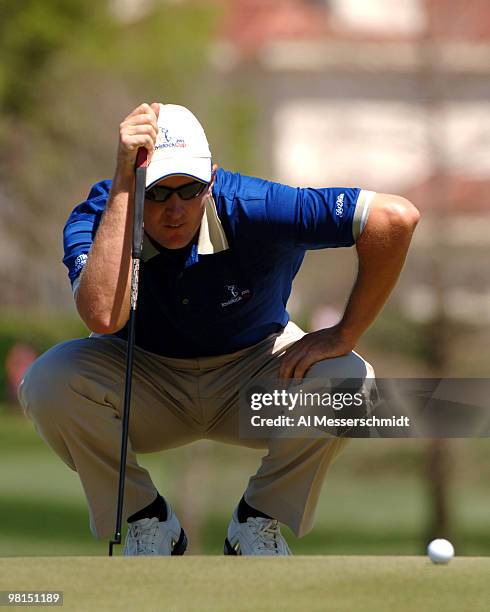 Justin Rose competes in the 2005 Tavistock Cup at Isleworth Country Club March 29.