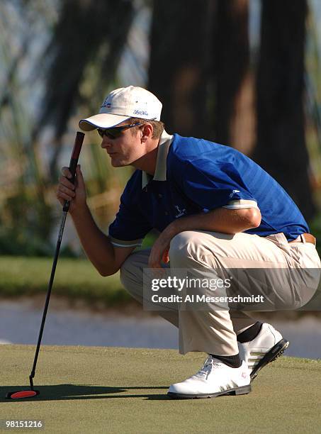 Ian Poulter competes in the 2005 Tavistock Cup at Isleworth Country Club March 29.