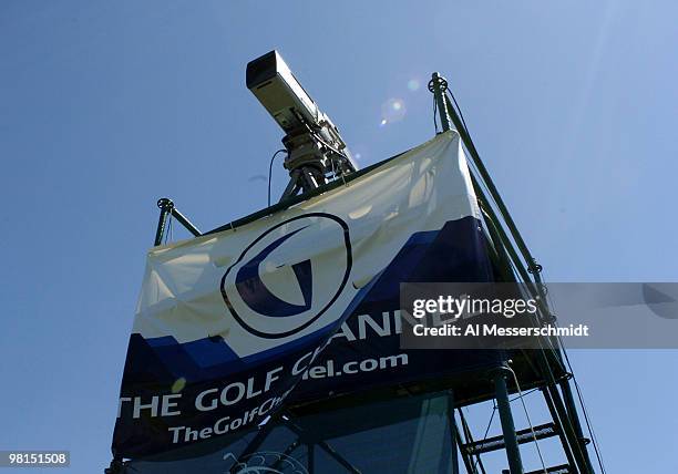 The Golf Channel covers the action at Isleworth Country Club during play in the 2005 Tavistock Cup March 29.