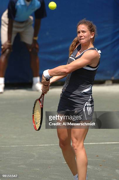 Patty Schnyder falls to Svetlana Kuznetsova in the quarterfinals 6-3, 6-1 during the 2006 WTA Bausch and Lomb Championship at Amelia Island...