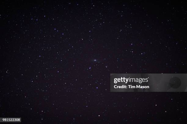 the andromeda galaxy [aka m31] - star field stock pictures, royalty-free photos & images