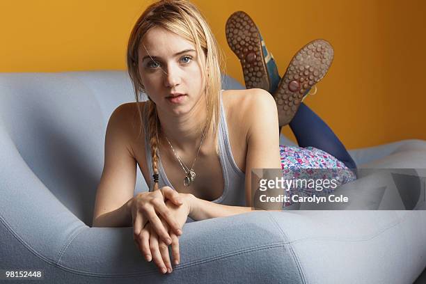 Actress Zoe Kazan poses for a portrait session for the Los Angeles Times on March 16 New York, NY. Published Image. CREDIT MUST READ: Carolyn...