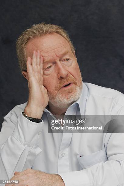 Ridley Scott at the Beverly Wilshire Hotel in Beverly Hills, California on September 28, 2008. Reproduction by American tabloids is absolutely...