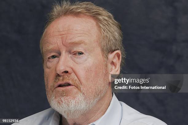 Ridley Scott at the Beverly Wilshire Hotel in Beverly Hills, California on September 28, 2008. Reproduction by American tabloids is absolutely...