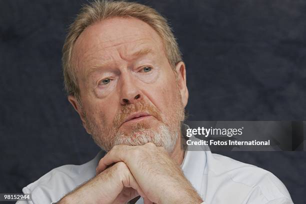 Ridley Scott at the Beverly Wilshire Hotel in Beverly Hills, California on September 28, 2008. Reproduction by American tabloids is absolutely...