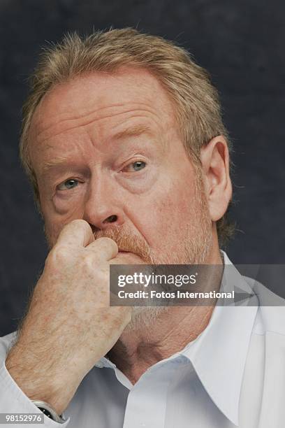 Ridley Scott at the Beverly Wilshire Hotel in Beverly Hills, California on September 28, 2008. Reproduction by American tabloids is absolutely...