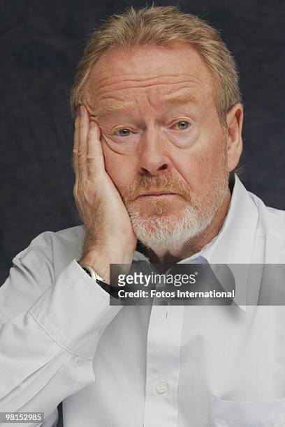 Ridley Scott at the Beverly Wilshire Hotel in Beverly Hills, California on September 28, 2008. Reproduction by American tabloids is absolutely...