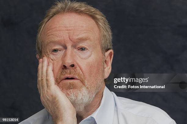 Ridley Scott at the Beverly Wilshire Hotel in Beverly Hills, California on September 28, 2008. Reproduction by American tabloids is absolutely...