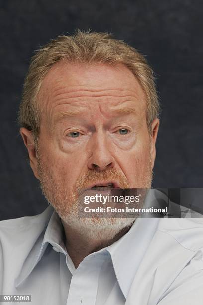 Ridley Scott at the Beverly Wilshire Hotel in Beverly Hills, California on September 28, 2008. Reproduction by American tabloids is absolutely...