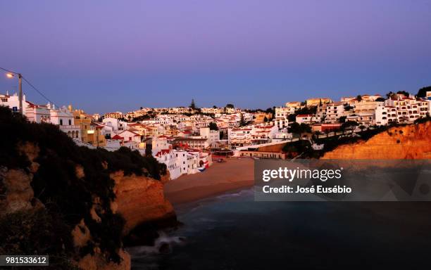 carvoeiro - algarve - carvoeiro fotografías e imágenes de stock