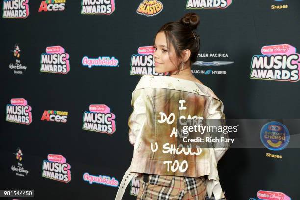 Jenna Ortega attends the 2018 Radio Disney Music Awards at Loews Hollywood Hotel on June 22, 2018 in Hollywood, California.